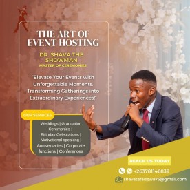 Master of ceremonies, making every moment count!