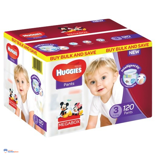 huggies pants size 5 mega box